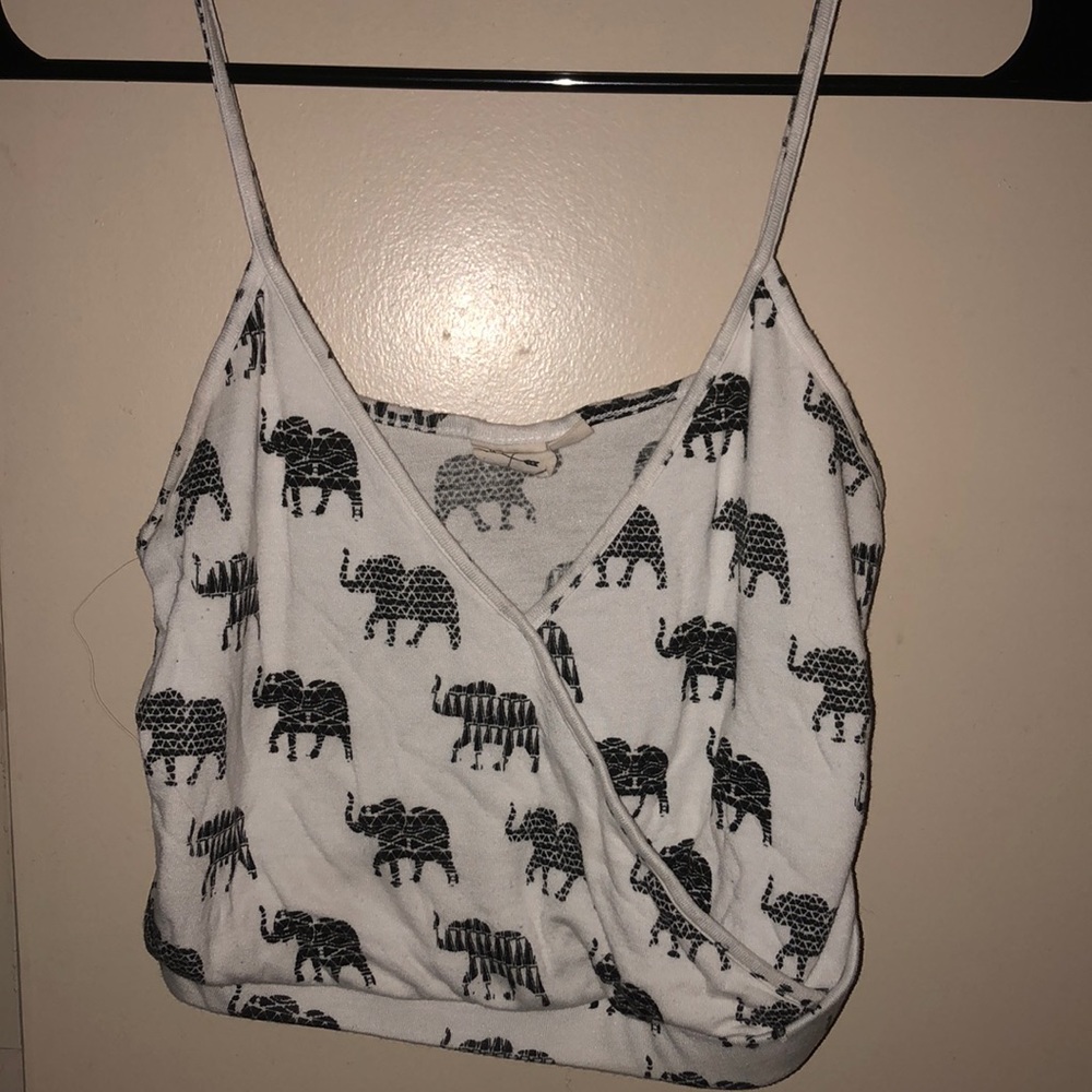 Elephant crop top